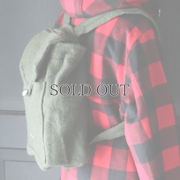 画像8: DEAD STOCK  / Slow Stone Wool remake backpack( ウール リメイク バッグパック / フランス軍)