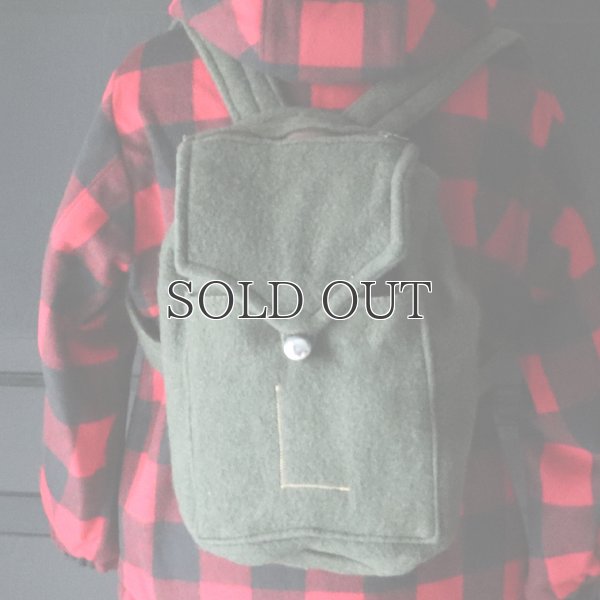 画像4: DEAD STOCK  / Slow Stone Wool remake backpack（ ウール リメイク バッグパック / フランス軍）