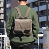 DEAD STOCK  / Slow Stone Wool remake backpack（ ウール リメイク バッグパック / イタリア軍）