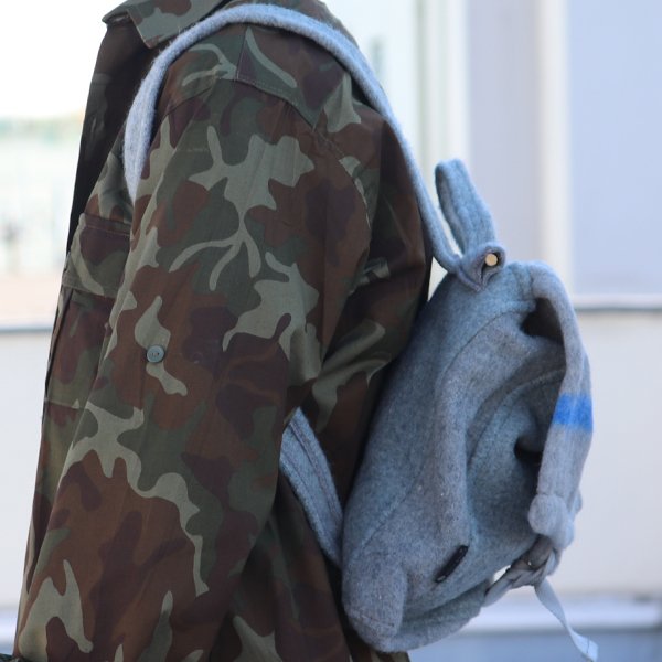 画像8: DEAD STOCK  / Slow Stone Wool remake backpack（ ウール リメイク バッグパック / フィンランド軍）