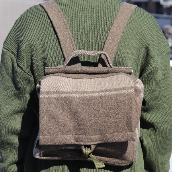 画像6: DEAD STOCK  / Slow Stone Wool remake backpack（ ウール リメイク バッグパック / イタリア軍）