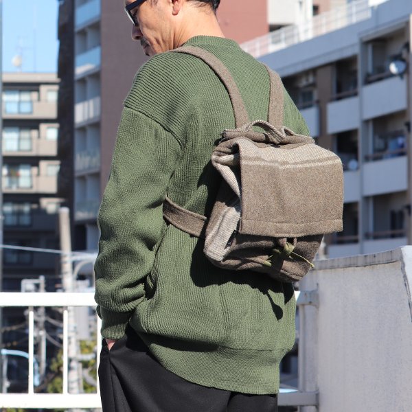 画像5: DEAD STOCK  / Slow Stone Wool remake backpack（ ウール リメイク バッグパック / イタリア軍）