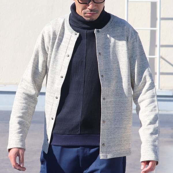 画像4: 【RE PRICE/価格改定】度詰裏毛スナップボタンジャケット【MADE IN JAPAN】『日本製』/ Upscape Audience