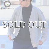 【RE PRICE/価格改定】ハニカムワッフルモックネックVショールニットカーディガン【MADE IN JAPAN】『日本製』/ Upscape Audience