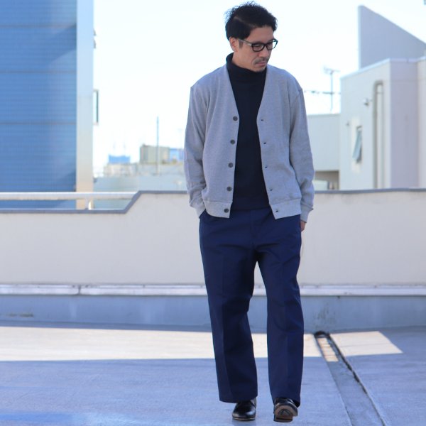 画像6: 【RE PRICE/価格改定】ハニカムワッフルモックネックVショールニットカーディガン【MADE IN JAPAN】『日本製』/ Upscape Audience