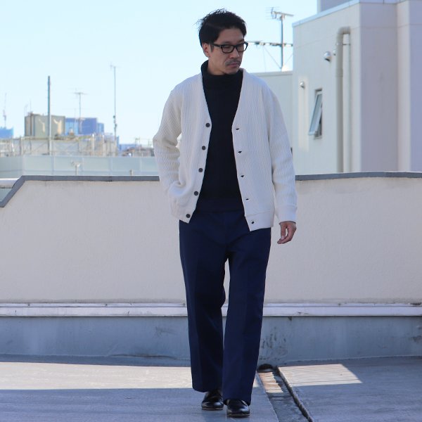 画像4: 【RE PRICE/価格改定】ビッグワッフルモックVネックカーディガン【MADE IN JAPAN】『日本製』 / Upscape Audience