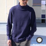 度詰ワッフル タートルネック フィンガーホール L/S【MADE IN JAPAN】『日本製』/ Upscape Audience