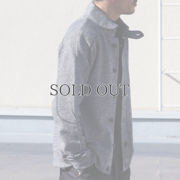 画像5: ブリティッシュ鹿の子ショールカラーブルゾン【MADE IN JAPAN】『日本製』/ Upscape Audience