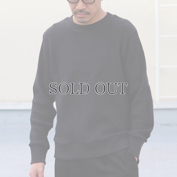 画像5: アメリカンドライワッフル×リブ エルボーパッチニット【MADE IN JAPAN】『日本製』 / Upscape Audience