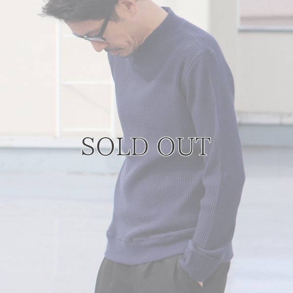画像5: BIGワッフルモックネック長袖ニットソー【MADE IN JAPAN】『日本製』/ Upscape Audience
