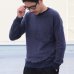 画像4: 【RE PRICE/価格改定】パイルシャギー サドルショルダー C/N L/S ニットソー【MADE IN JAPAN】『日本製』/ Upscape Audience