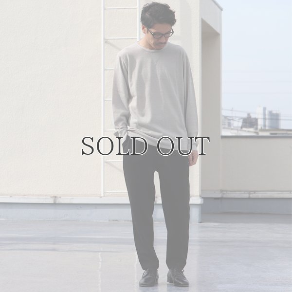 画像6: 9Gスパンニットソークルーネック長袖ガゼットスウェット【MADE IN JAPAN】『日本製』/ Upscape Audience