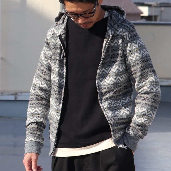 画像3: 【RE PRICE/価格改定】ガーデンJQ フードZIPパーカー【MADE IN JAPAN】『日本製』/ Upscape Audience