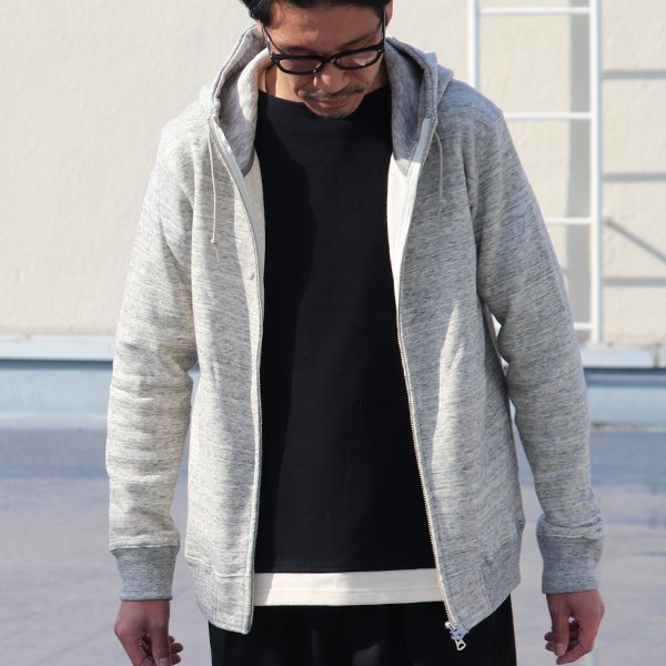 画像7: 【RE PRICE/価格改定】度詰裏毛フードスタンドブルゾン 【MADE IN JAPAN】『日本製』/ Upscape Audience