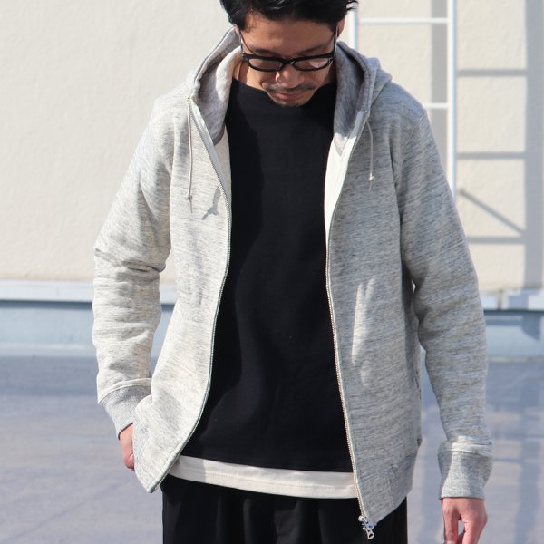 画像6: 【RE PRICE/価格改定】度詰裏毛フードスタンドブルゾン 【MADE IN JAPAN】『日本製』/ Upscape Audience