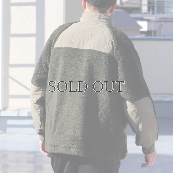 画像7: 【Lanificio Becagli（ベッカリー）】トスカーナボア ラグラン スタンドZIP ジャケット【MADE IN JAPAN】『日本製』/ Upscape Audience