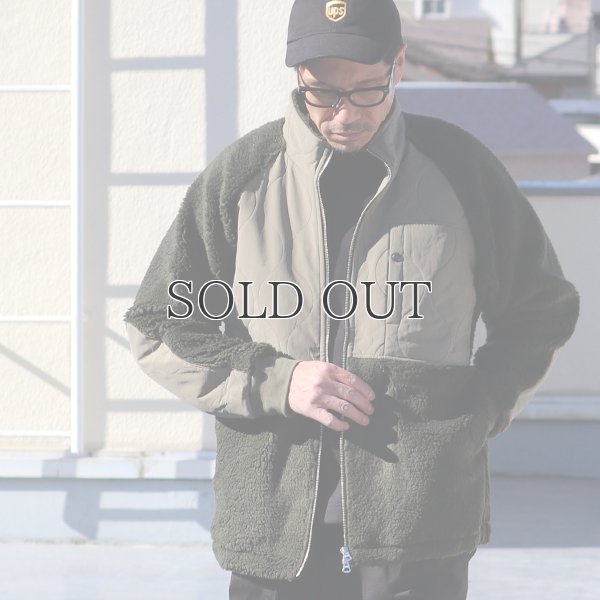 画像5: 【Lanificio Becagli（ベッカリー）】トスカーナボア ラグラン スタンドZIP ジャケット【MADE IN JAPAN】『日本製』/ Upscape Audience