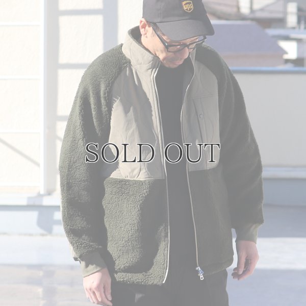 画像4: 【Lanificio Becagli（ベッカリー）】トスカーナボア ラグラン スタンドZIP ジャケット【MADE IN JAPAN】『日本製』/ Upscape Audience