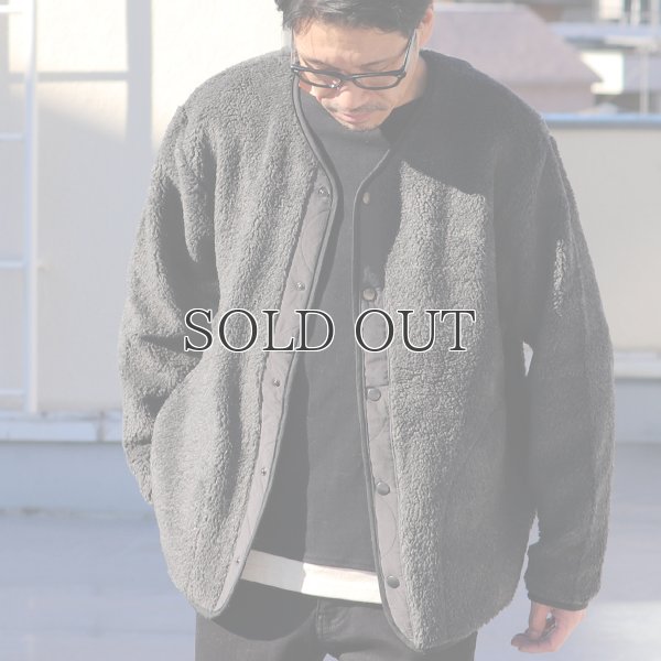 画像5: 【Lanificio Becagli（ベッカリー）】トスカーナボア スナップジャケット【MADE IN JAPAN】『日本製』/ Upscape Audience