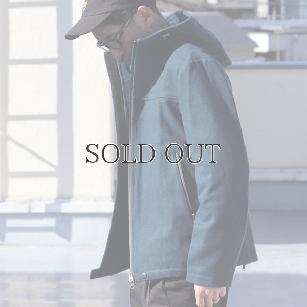 画像19: 840gピュアウールメルトンマウンテニアフードジャケット 【送料無料】 / Audience