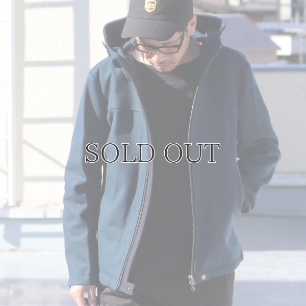 画像18: 840gピュアウールメルトンマウンテニアフードジャケット 【送料無料】 / Audience