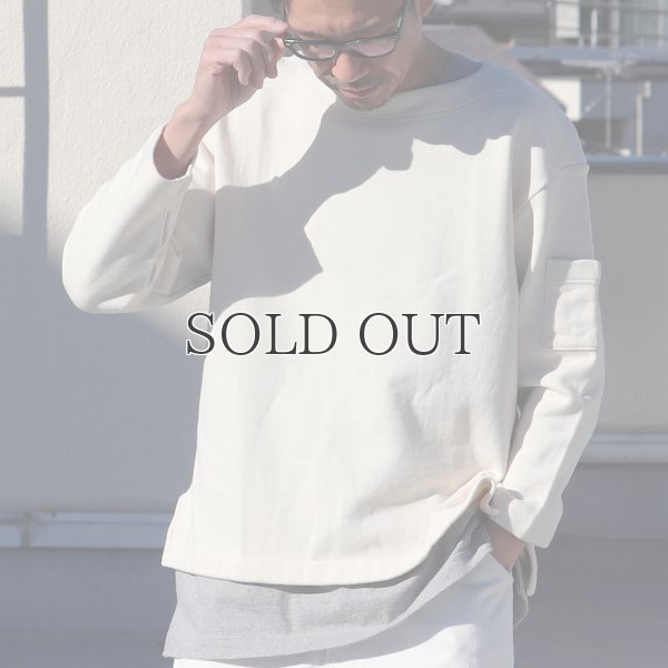 画像8: 30/7ヴィンテージ裏毛 ボートネック 袖ポケ付 スウェット【MADE IN JAPAN】『日本製』 / Upscape Audience