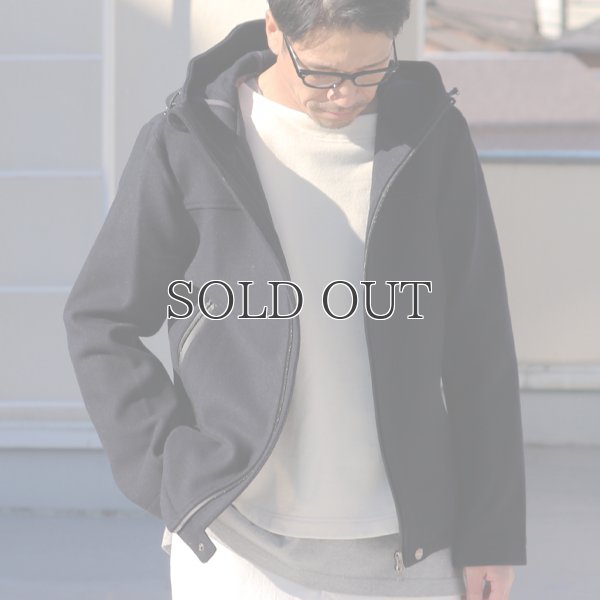 画像3: 840gピュアウールメルトンマウンテニアフードジャケット 【送料無料】 / Audience