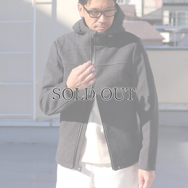 画像3: 840gピュアウールメルトンマウンテニアフードジャケット 【送料無料】 / Audience