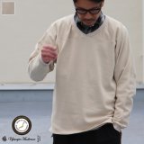 スウェット Vネック フットボール L/S 【MADE IN JAPAN】『日本製』/ Upscape Audience