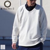 スウェット Vネック フットボール L/S 【MADE IN JAPAN】『日本製』/ Upscape Audience