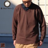 スウェット Vネック フットボール L/S 【MADE IN JAPAN】『日本製』/ Upscape Audience