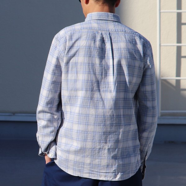 画像5: 【RE PRICE / 価格改定】フランネルチェックチビ衿ボタンダウン長袖_Shirts【MADE IN JAPAN】『日本製』/ Upscape Audience