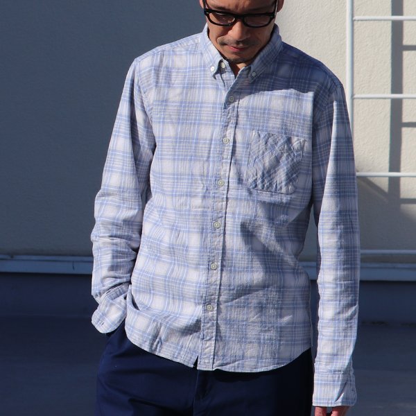 画像3: 【価格改定/RE PRICE】フランネルチェックチビ衿ボタンダウン長袖_Shirts【MADE IN JAPAN】『日本製』/ Upscape Audience
