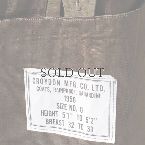 画像18: DEAD STOCK / Canadian Army 50S Gabardine Coat（カナダ軍 50年代 ギャバジンコート）