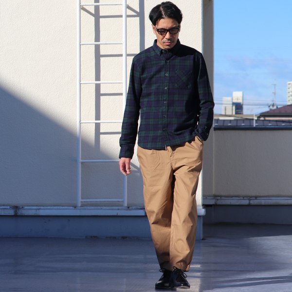 画像10: 【RE PRICE / 価格改定】フランネルチェックチビ衿ボタンダウン長袖_Shirts【MADE IN JAPAN】『日本製』/ Upscape Audience