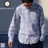 フランネルチェックチビ衿ボタンダウン長袖_Shirts【MADE IN JAPAN】『日本製』/ Upscape Audience