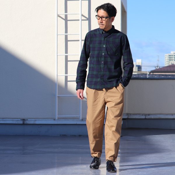 画像8: 【価格改定/RE PRICE】フランネルチェックチビ衿ボタンダウン長袖_Shirts【MADE IN JAPAN】『日本製』/ Upscape Audience