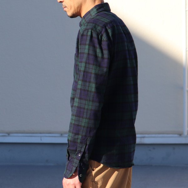 画像5: 【価格改定/RE PRICE】フランネルチェックチビ衿ボタンダウン長袖_Shirts【MADE IN JAPAN】『日本製』/ Upscape Audience