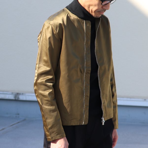 画像4: 【RE PRICE / 価格改定】ヴィンテージナイロンツイル ノーカラーJacket【MADE IN JAPAN】『日本製』  / Upscape Audience