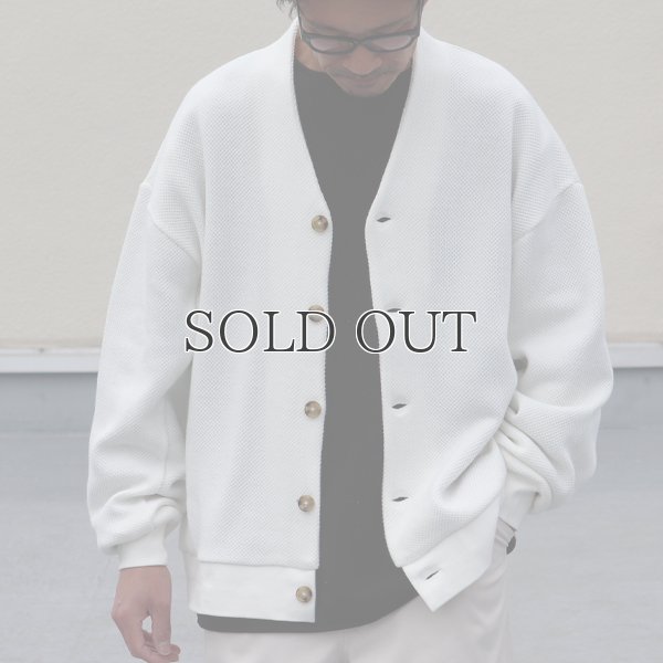 画像7: ローゲージストレッチ カノコダブルフェイス（15オンス）カーディガン【MADE IN JAPAN】『日本製』 / Upscape Audience