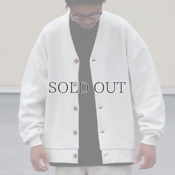 画像6: ローゲージストレッチ カノコダブルフェイス（15オンス）カーディガン【MADE IN JAPAN】『日本製』 / Upscape Audience