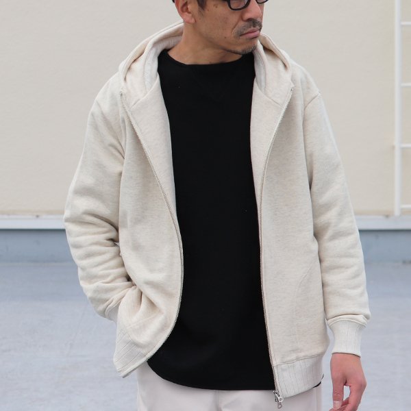 画像7: 30/8 吊り裏毛 スタンド フードZIPパーカー【MADE IN JAPAN】【送料無料】『日本製』 / Upscape Audience