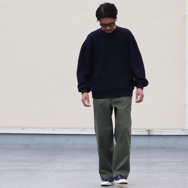 画像5: ローゲージストレッチ カノコダブルフェイス（15オンス）クルーネック スウェット【MADE IN JAPAN】『日本製』 / Upscape Audience