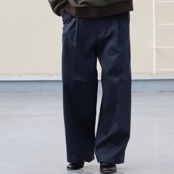 画像14: CAVE カツラギ 1タックワイドパンツ / Audience