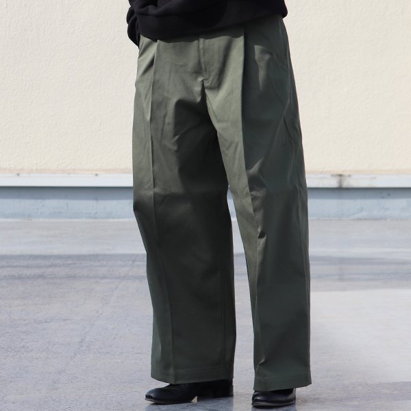 画像10: CAVE カツラギ 1タックワイドパンツ / Audience