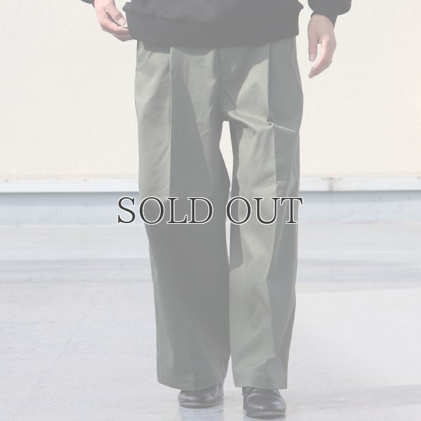 画像11: CAVE カツラギ 1タックワイドパンツ / Audience