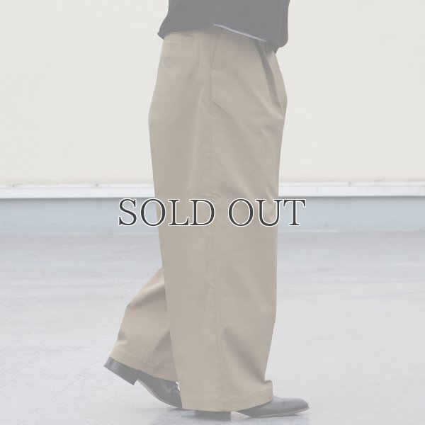 画像4: CAVE カツラギ 1タックワイドパンツ / Audience