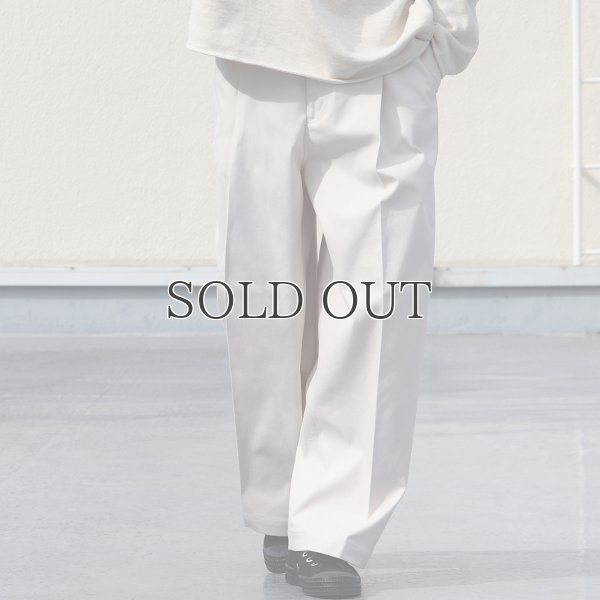 画像6: CAVE カツラギ 1タックワイドパンツ / Audience