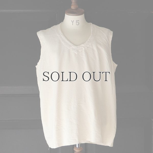 画像9: DEAD STOCK / French army 50s Linen Vest(フランス軍 50年代 リネンベスト)