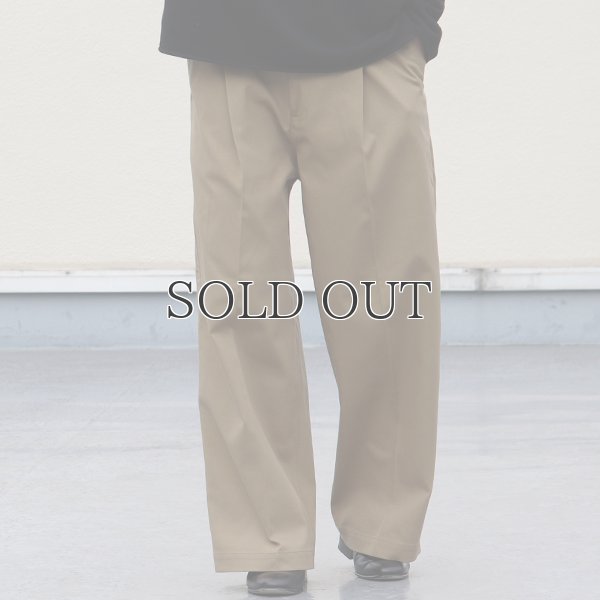 画像4: CAVE カツラギ 1タックワイドパンツ / Audience